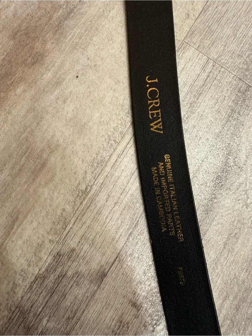 J. Crew Black Leather Belt XL - Picture 5 of 5